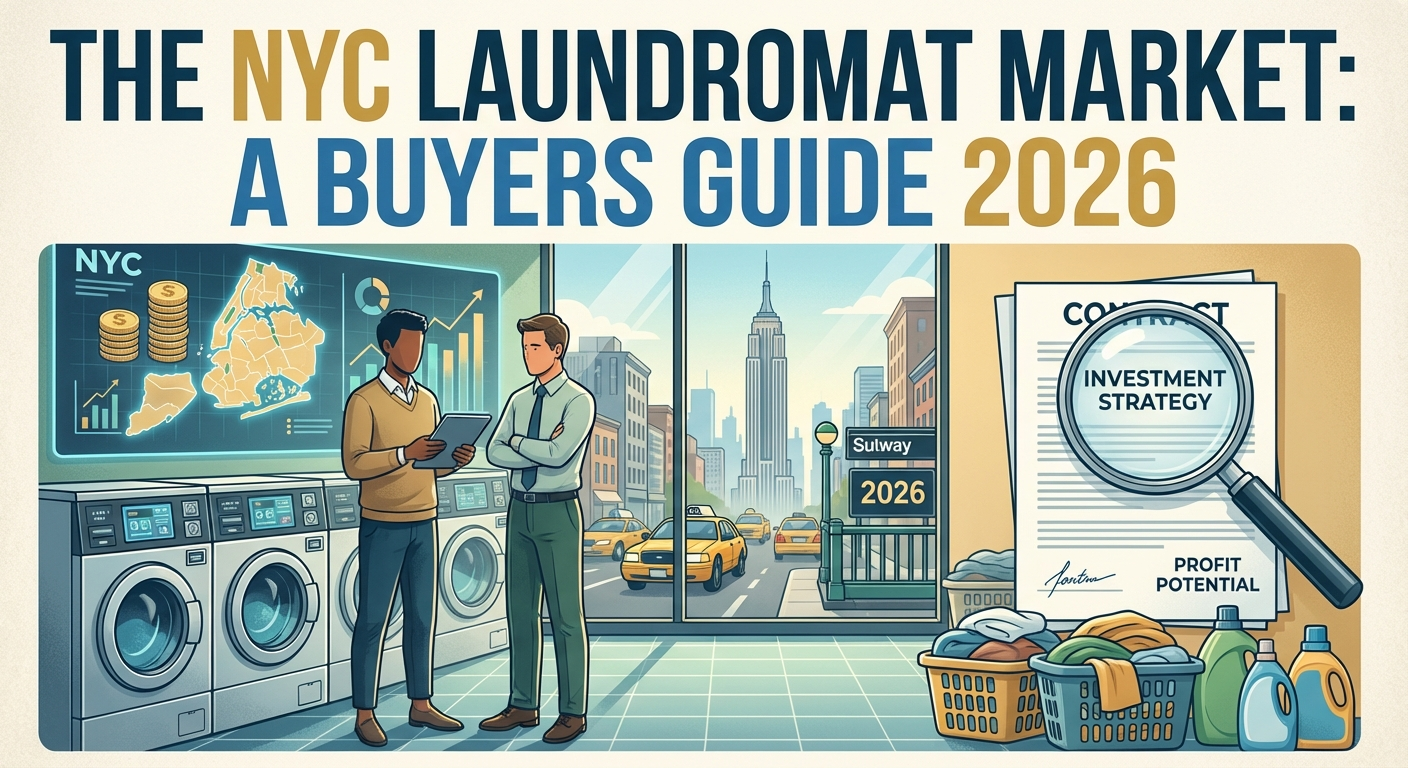 New York City borough map with laundromat density and investment opportunity analysis